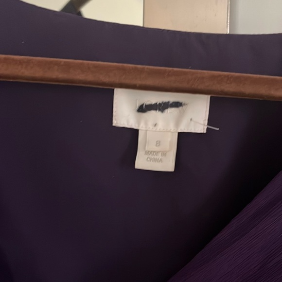 J. Crew Mirabelle Dress - Purple Silk Chiffon 8 - Picture 4 of 8